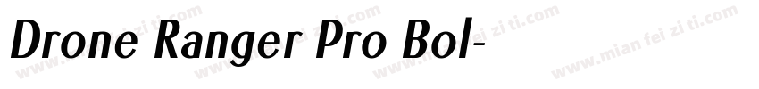 Drone Ranger Pro Bol字体转换